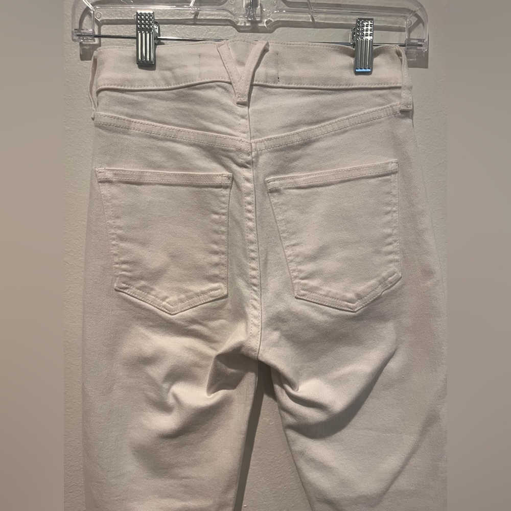 Veronica Beard CARLY KICK FLARE HIGH RISE, White - 24 - Picture 6 of 6